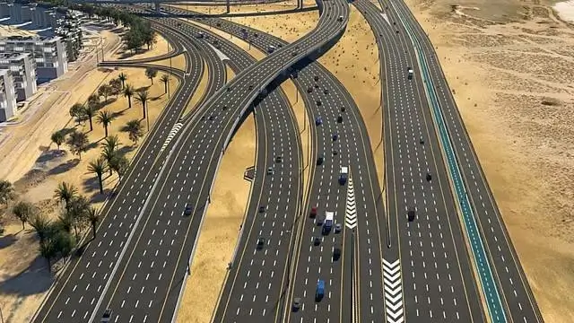 Dubai Urban Master Plan 2040 sustainable green corridors and 20-minute community hubs