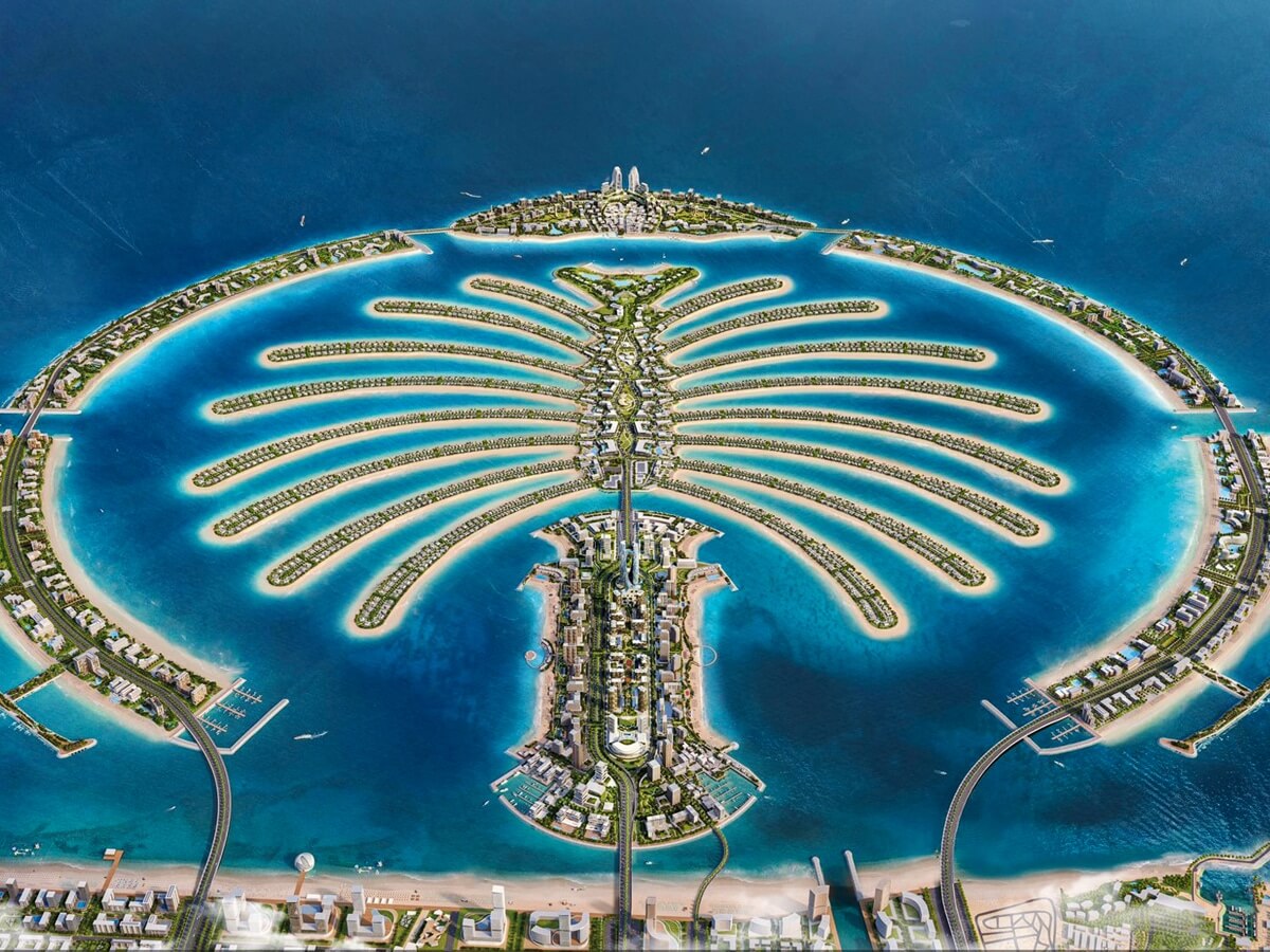Palm Jebel Ali luxury coastal waterfront development and mega villa master plan