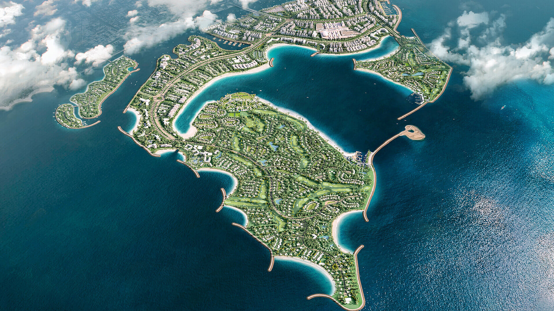 Dubai Islands resort and residential multi-island master community
